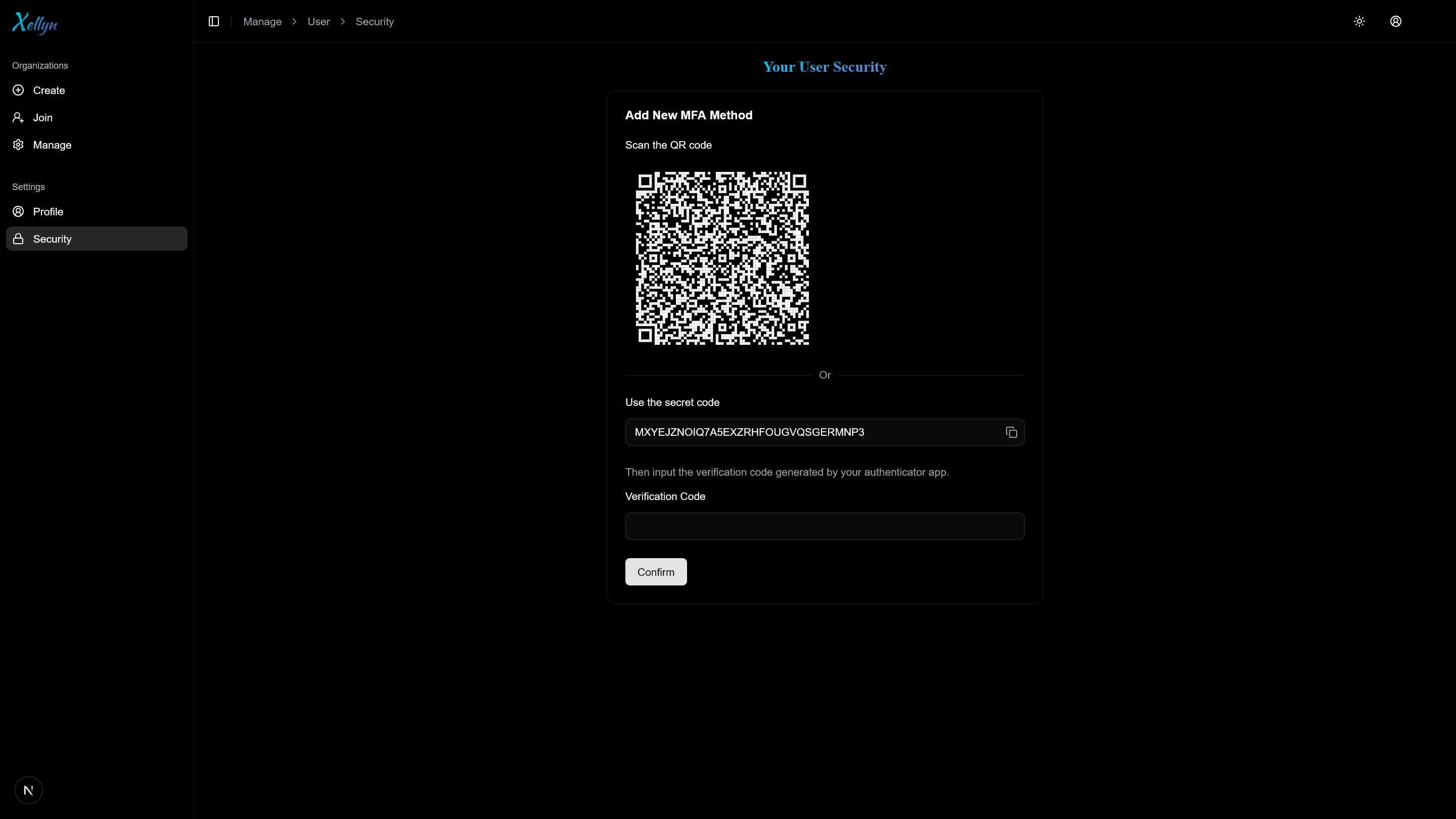 Product image showing multi-factor authentication feature.